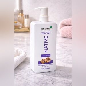 Native Girl Scouts Coconut Caramel Shampoo – Moisturizing (16.5 oz) - NEW